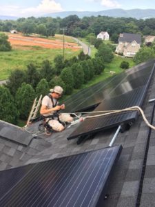 Virginia solar installation