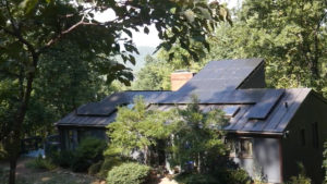 Solar Panels on a Roof