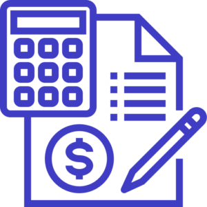 Icon of Accounting Paper and Calculator