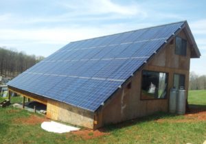 Solar Panels on a barn