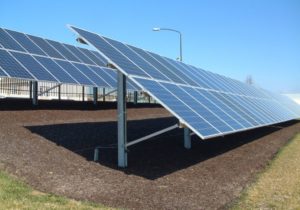 Solar Panels on a sunny day